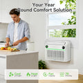 ZAFRO 12,000 BTU U-Shaped Smart Inverter Window Air Conditioner with Heat for Rooms Up To 550 sq. ft. - image 4