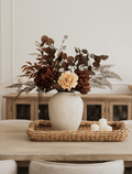 setcollectives Arrangement - Burgundy Dahlia & Cream Peony