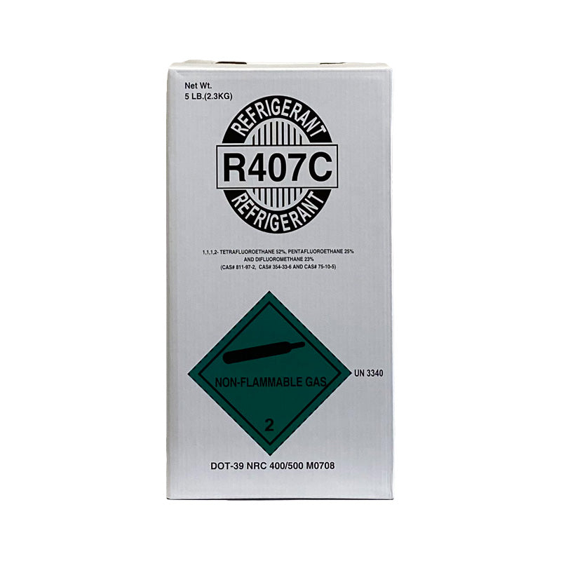 R-407C Refrigerant 5 lb. cylinder
