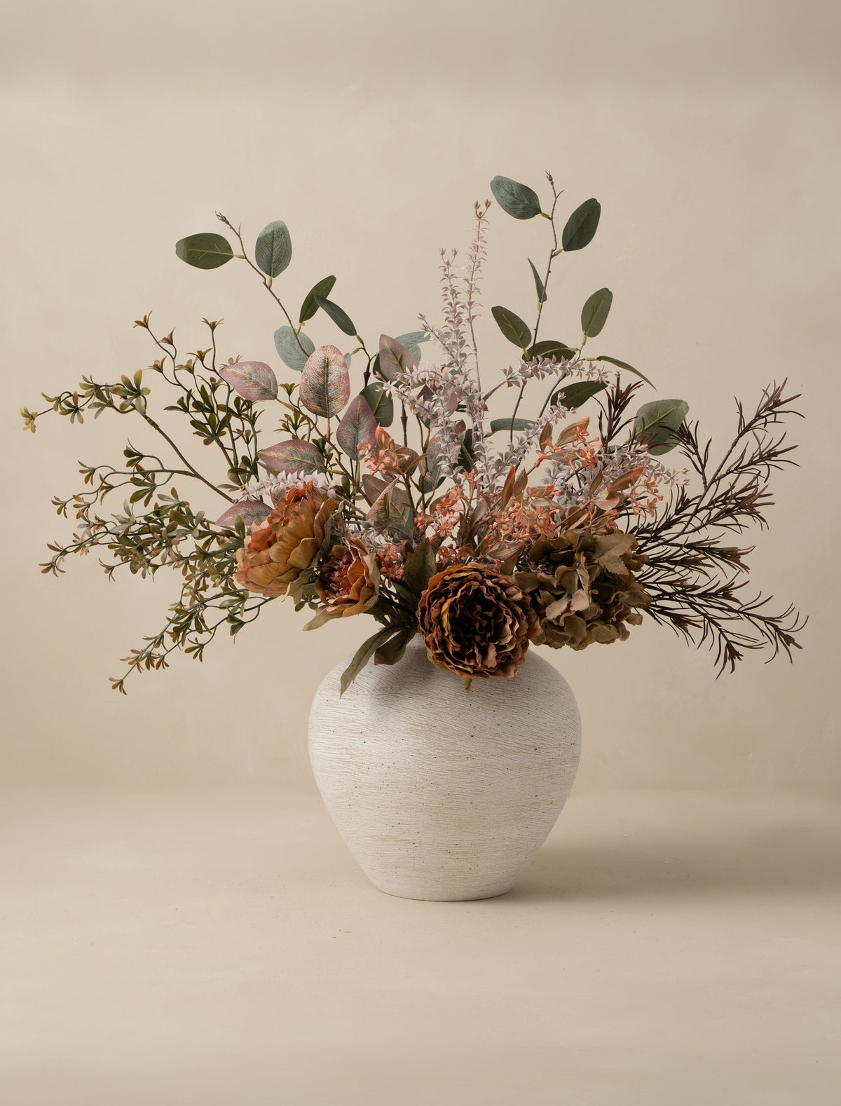 setcollectives Arrangement - Orange Peony & Autumn Spray