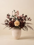 setcollectives Arrangement - Burgundy Dahlia & Cream Peony
