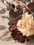 setcollectives Arrangement - Burgundy Dahlia & Cream Peony